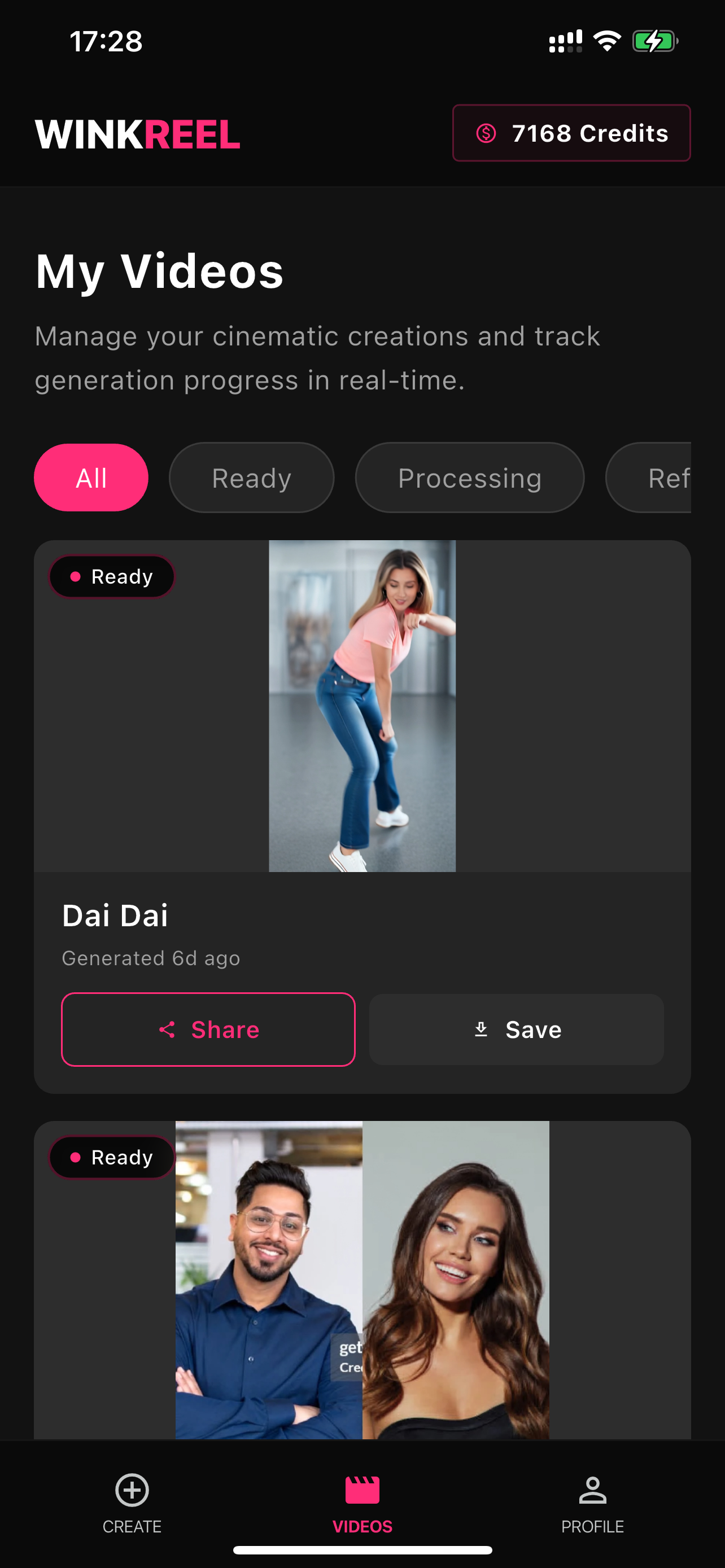 WinkReel:AI Video Generator screenshot 3