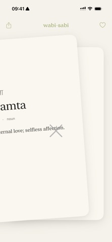wabi-sabi: words untold iPhone screenshot
