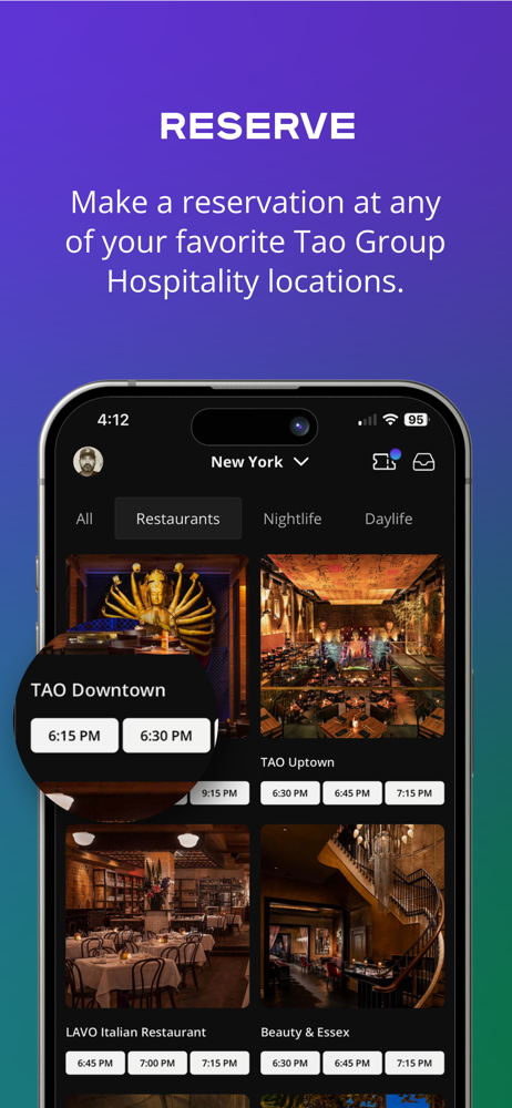 Tao Group Hospitality Rewards screenshot 4