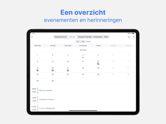 Basker Ouder App iPad screenshot 4