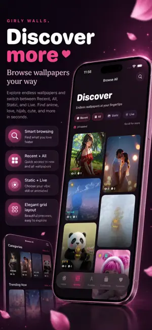 Girly Wallpapers 4K HD screenshot 3