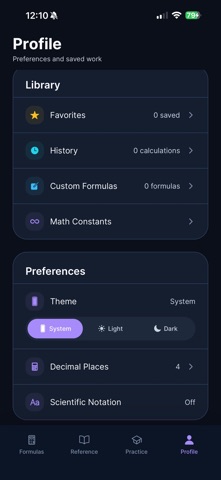 Calculus Formulas - CalcRef iPhone screenshot