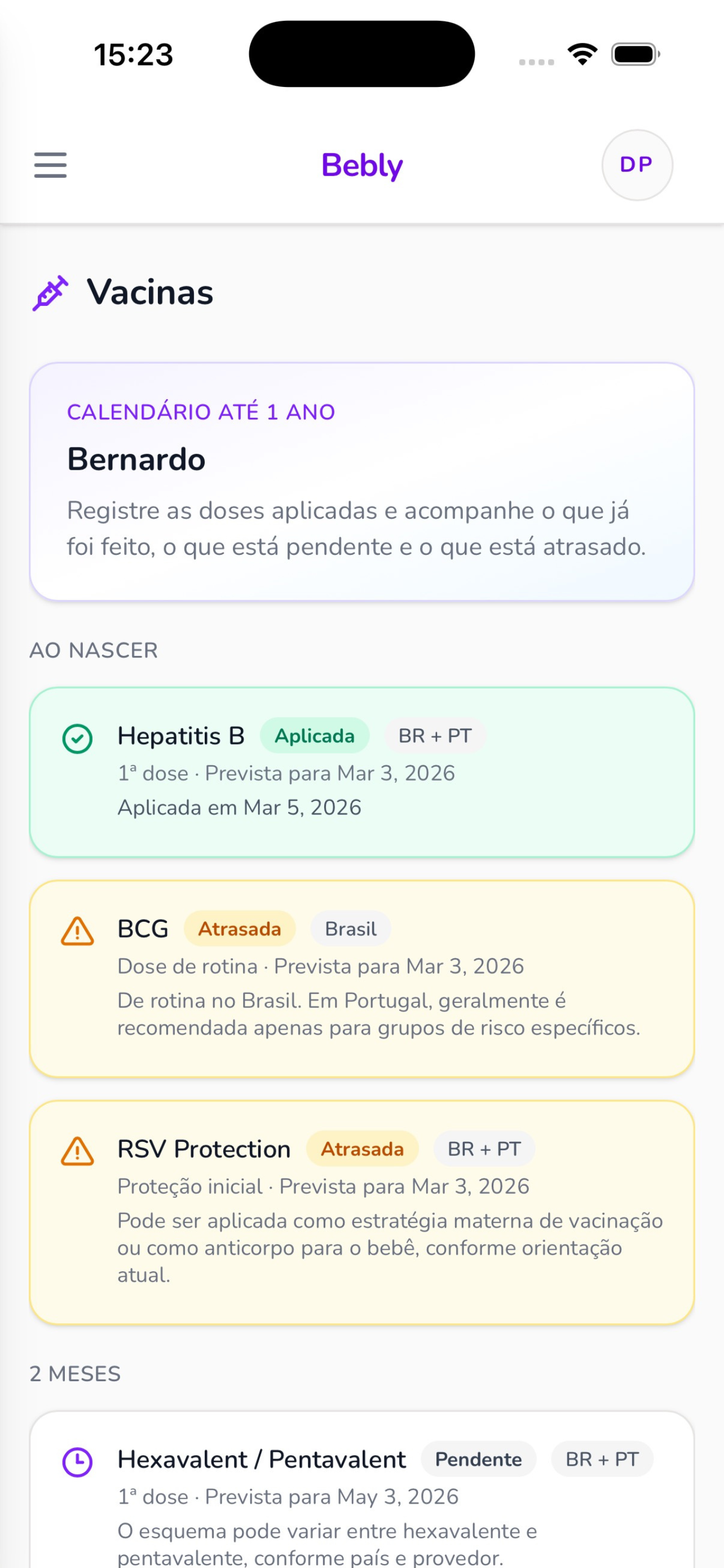 Bebly - Baby Tracker