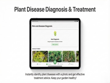 PlantDoc AI iPad screenshot