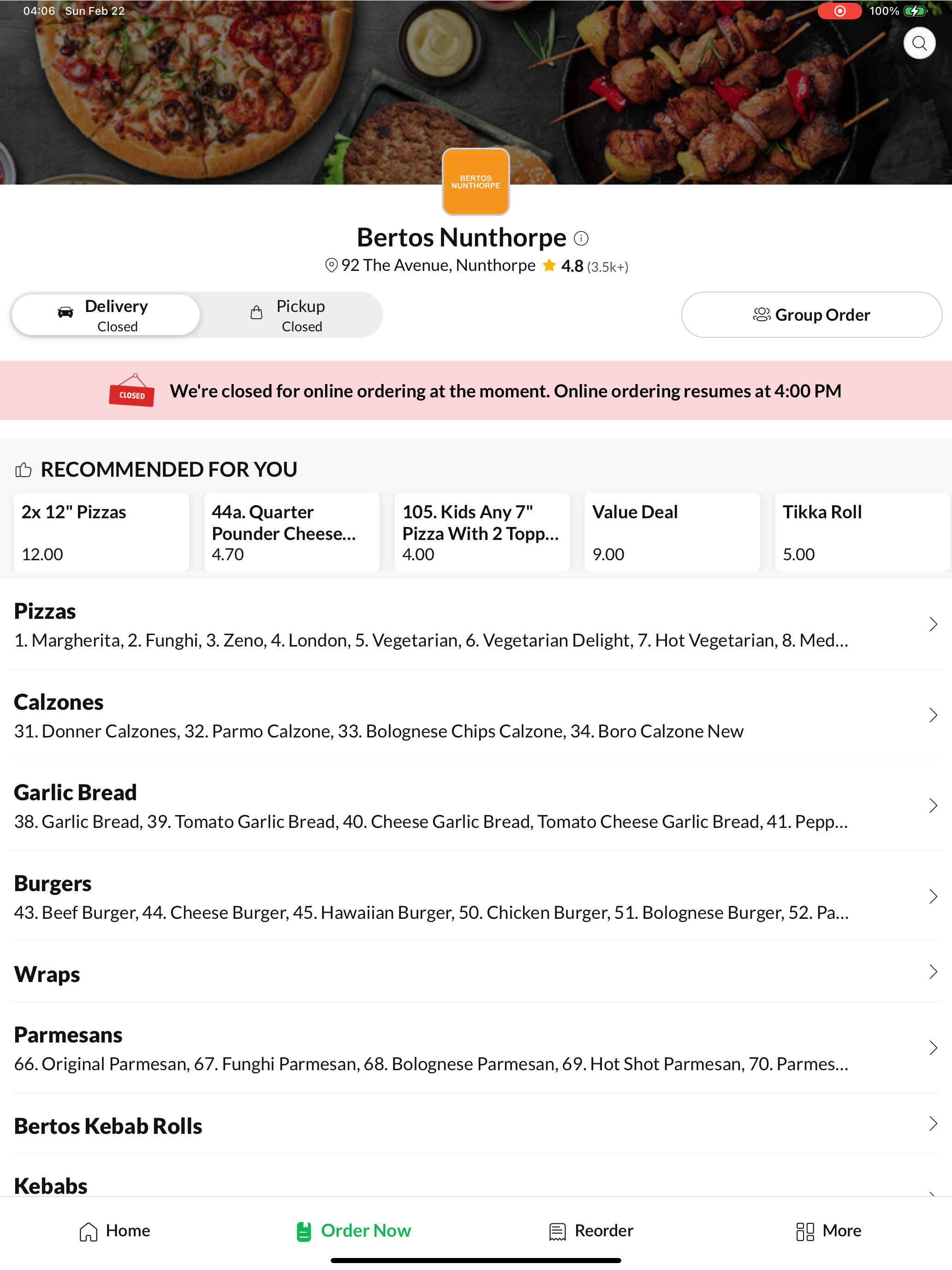 Bertos Nunthorpe screenshot 6