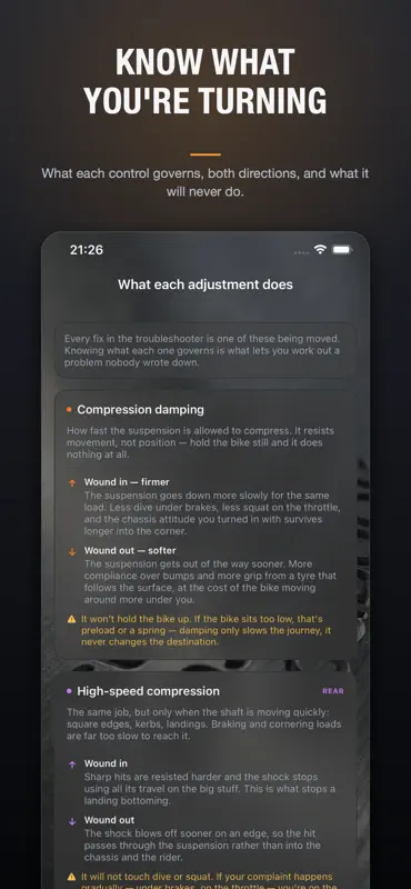 SAL - Suspension Setup Buddy screenshot 1 of 10