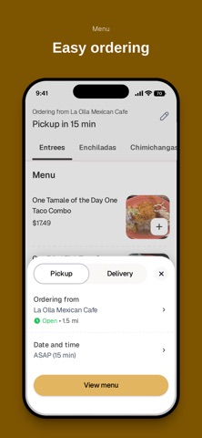La Olla Mexican Cafe iPhone screenshot
