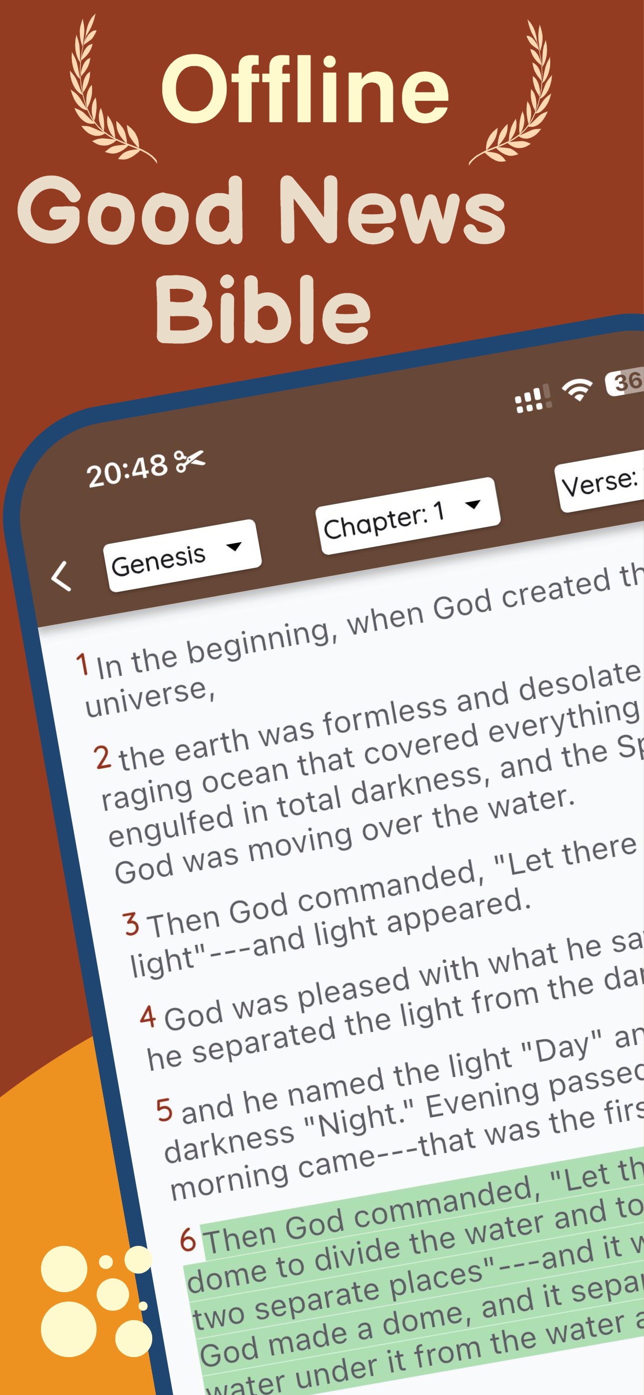Screenshot 1 of Good news Bible-Devotions