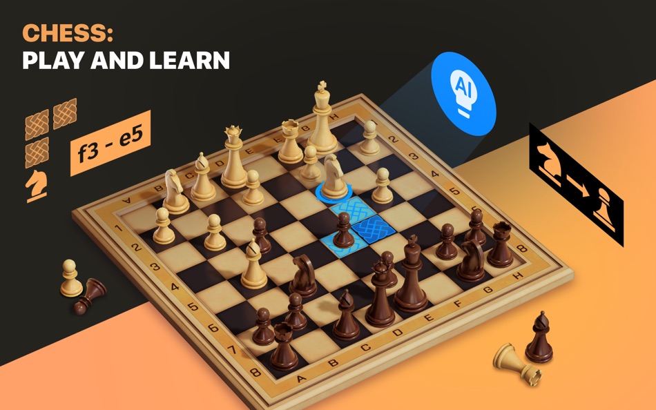 #1. Chess Learn and Play: Master (macOS) 由: Умное Потребление