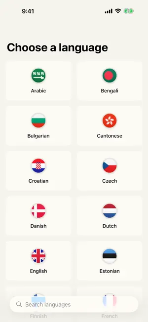 Language Level Check screenshot 2