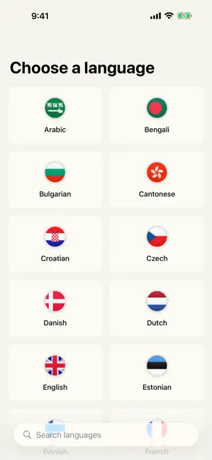 Language Level Check iPhone screenshot 2