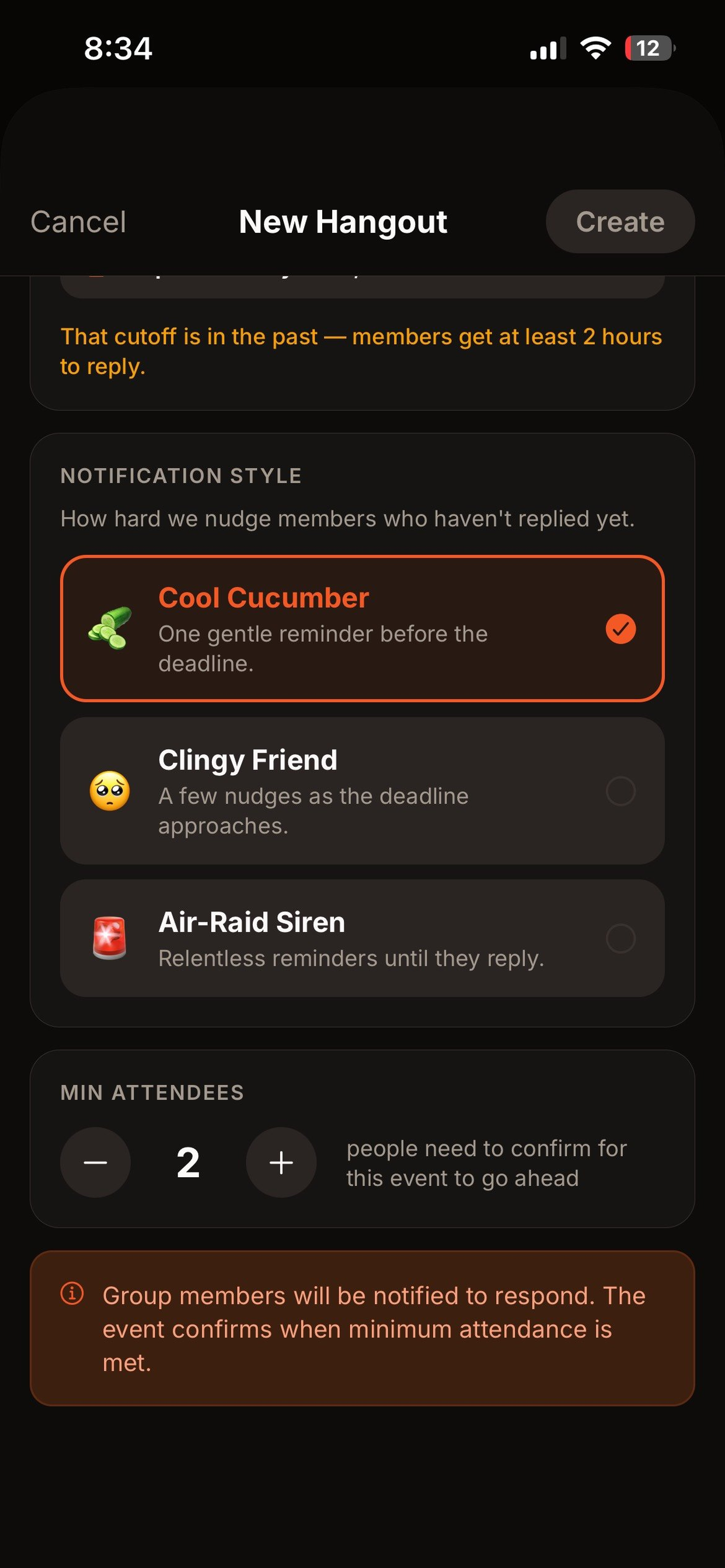 Hangout Planner