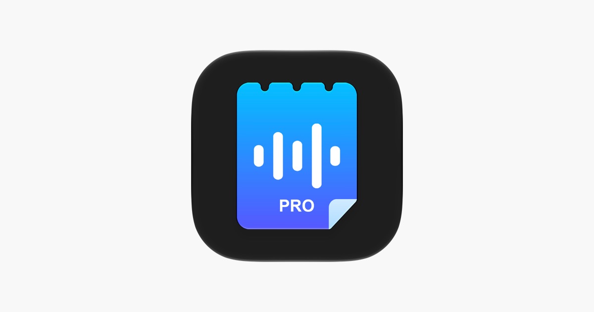 ‎Voice Memos - SoundNote Pro App - App Store