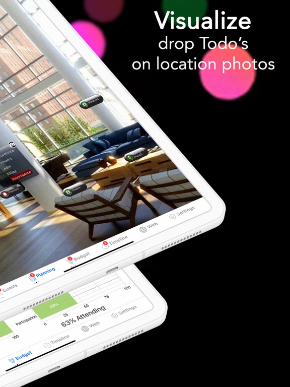 Pro Party Planner iPad app afbeelding 9