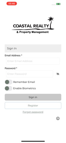 Coastal Realty Owner Portal screenshot