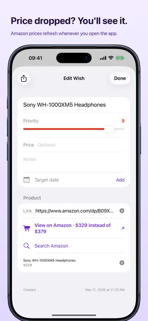 Wishfullist – Wishlist screenshot 3