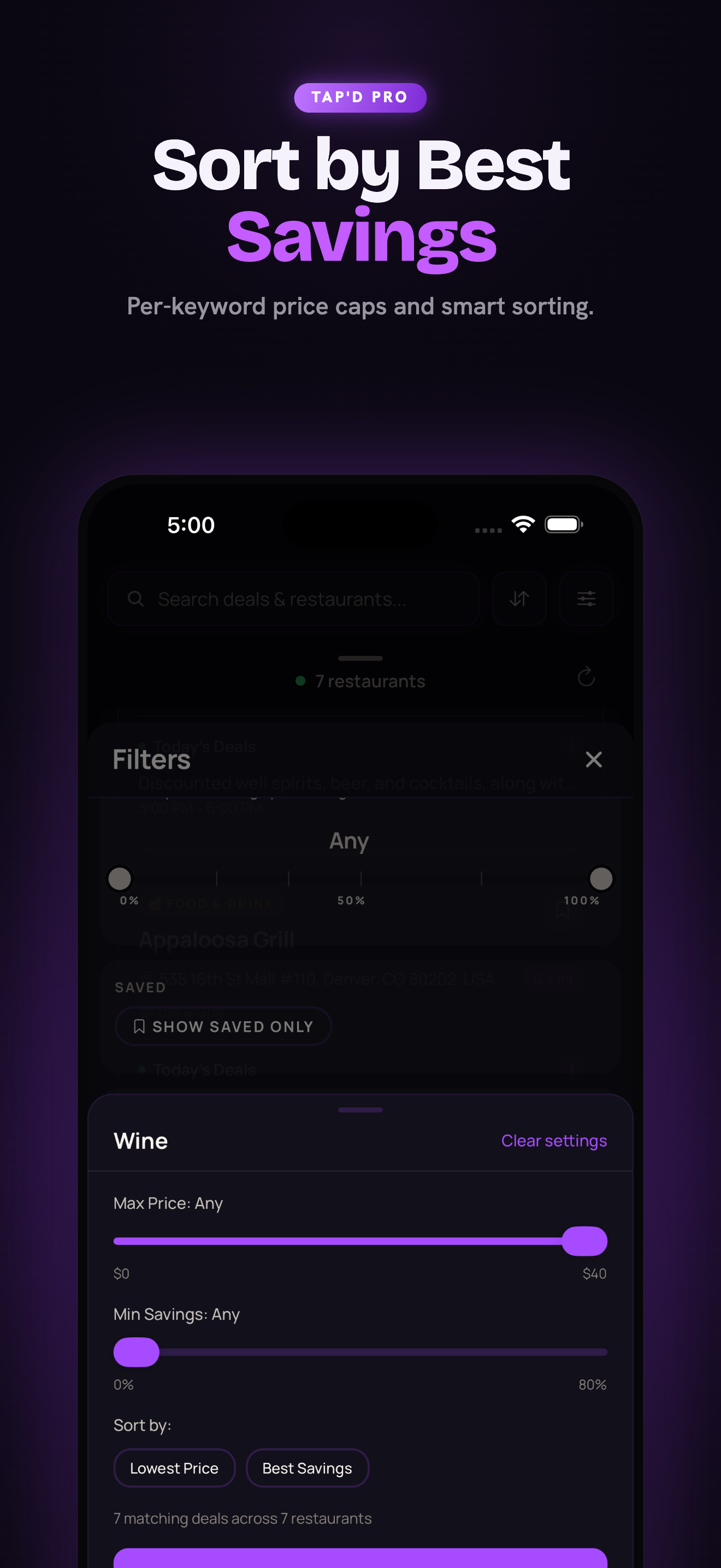 Tap'd - Find Happy Hours screenshot 7