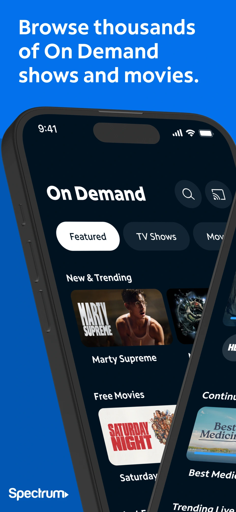 Spectrum TV screenshot
