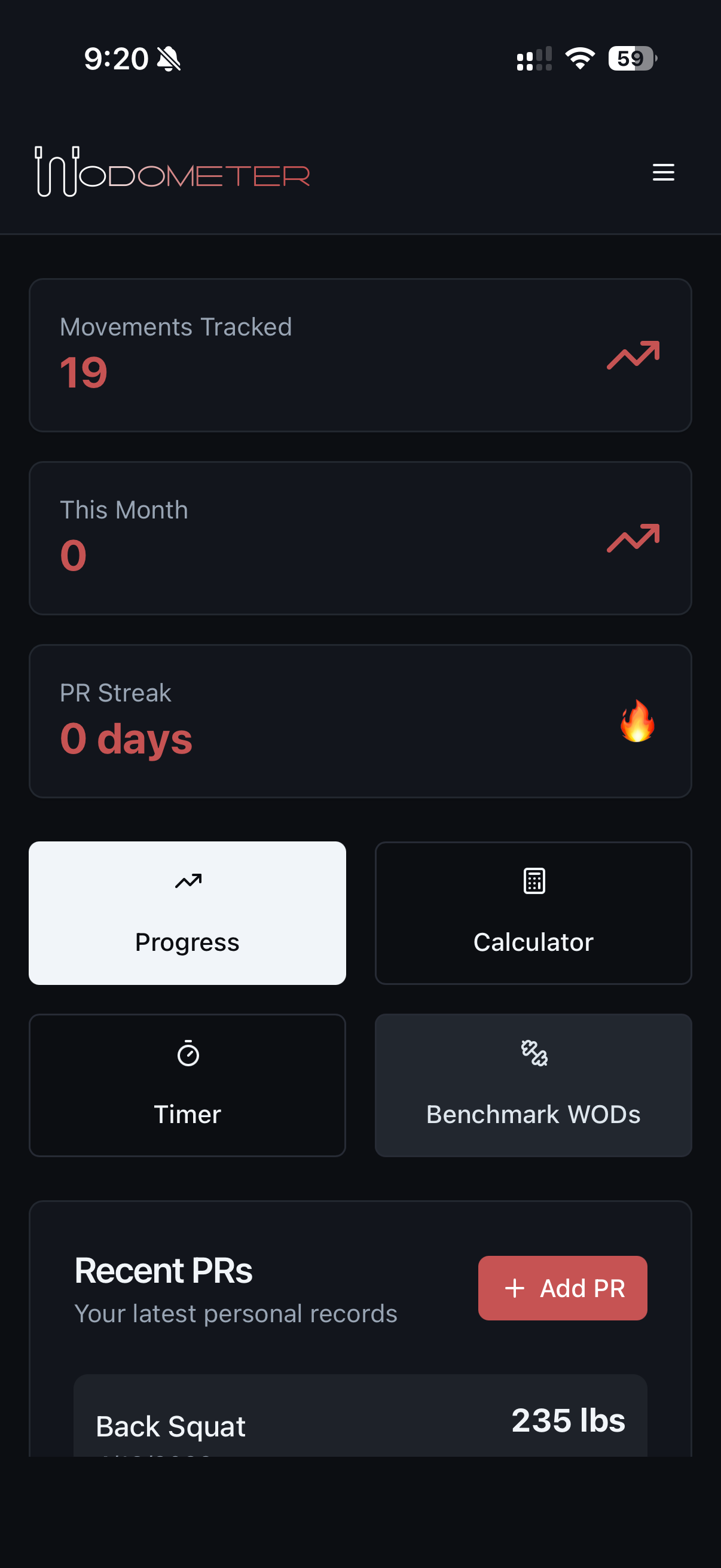 WODometer screenshot 4