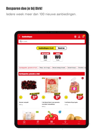 Dirk Supermarkt iPad screenshot 3