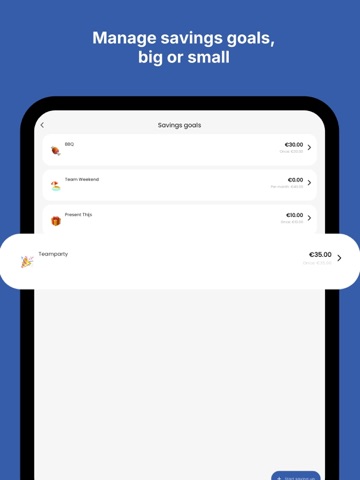 TeamCollect iPad screenshot