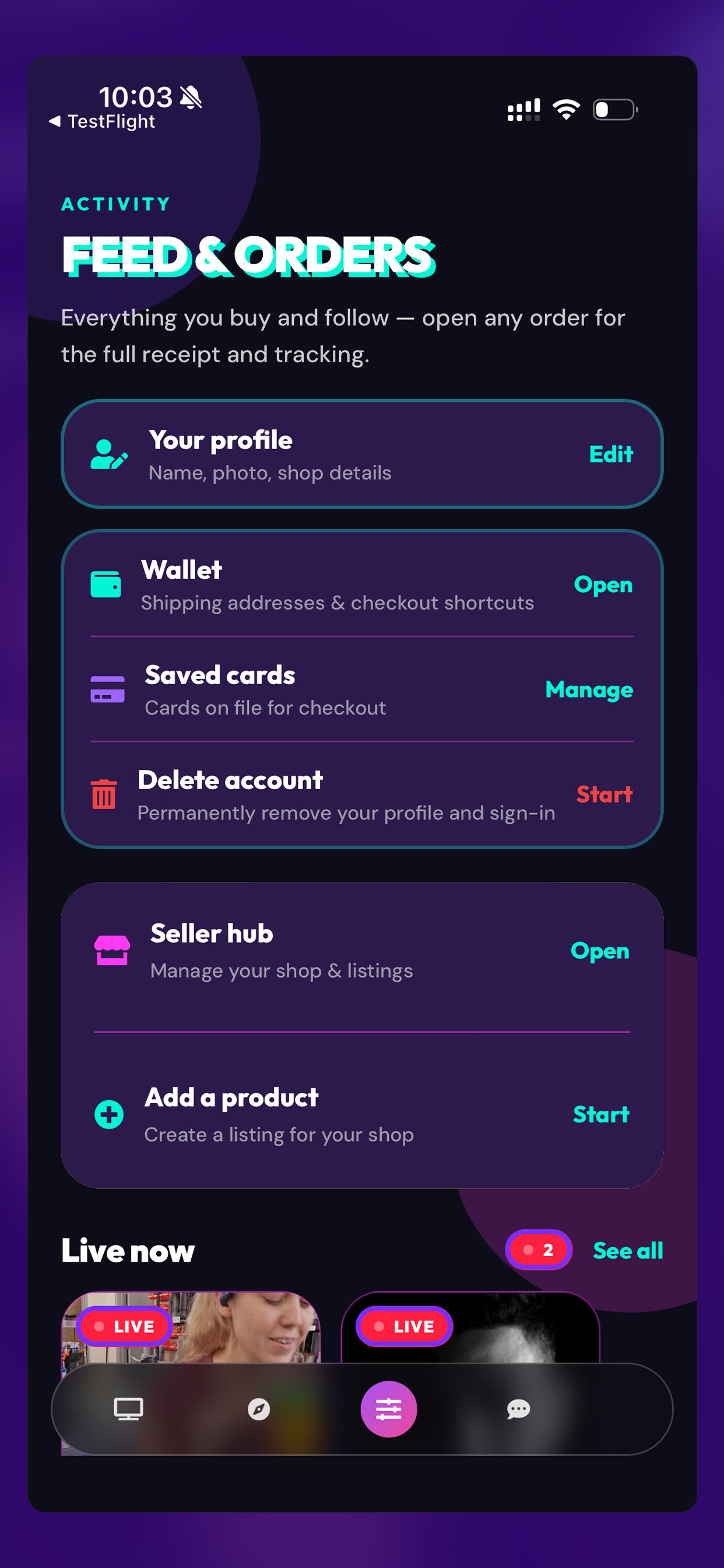 Teasr Live screenshot 3