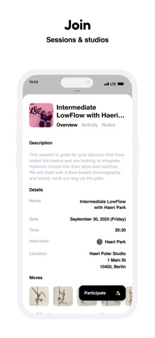 Zazu - The Pole Dance App screenshot