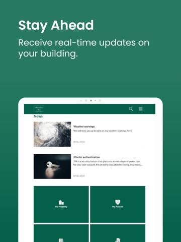 Dauntons Connect iPad screenshot