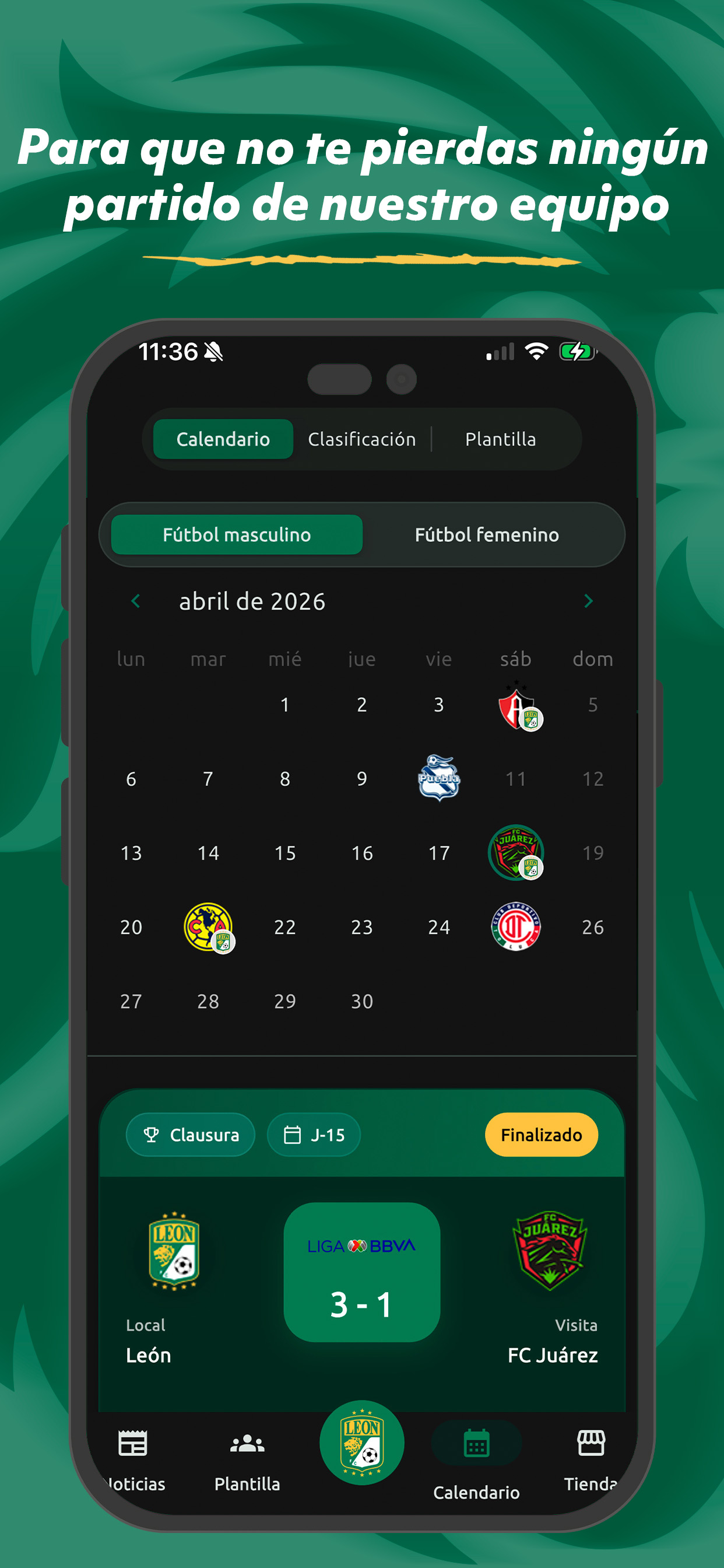 Club León FC screenshot 3
