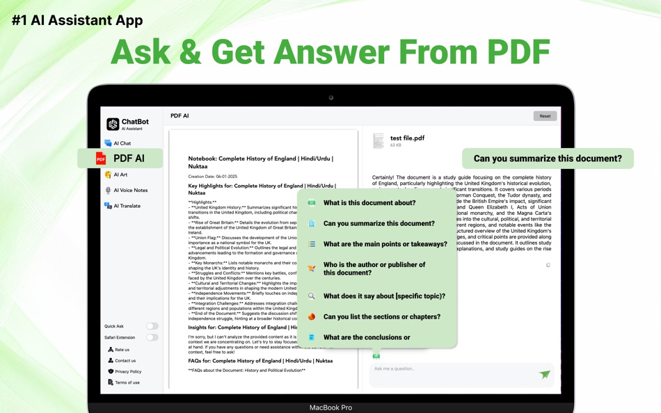 #5. AI ChatBot, Ask AI Assistant (macOS) Podle: Awais Mobeen