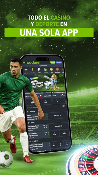 Codere: Apuestas Deportivas AR iPhone screenshot 2
