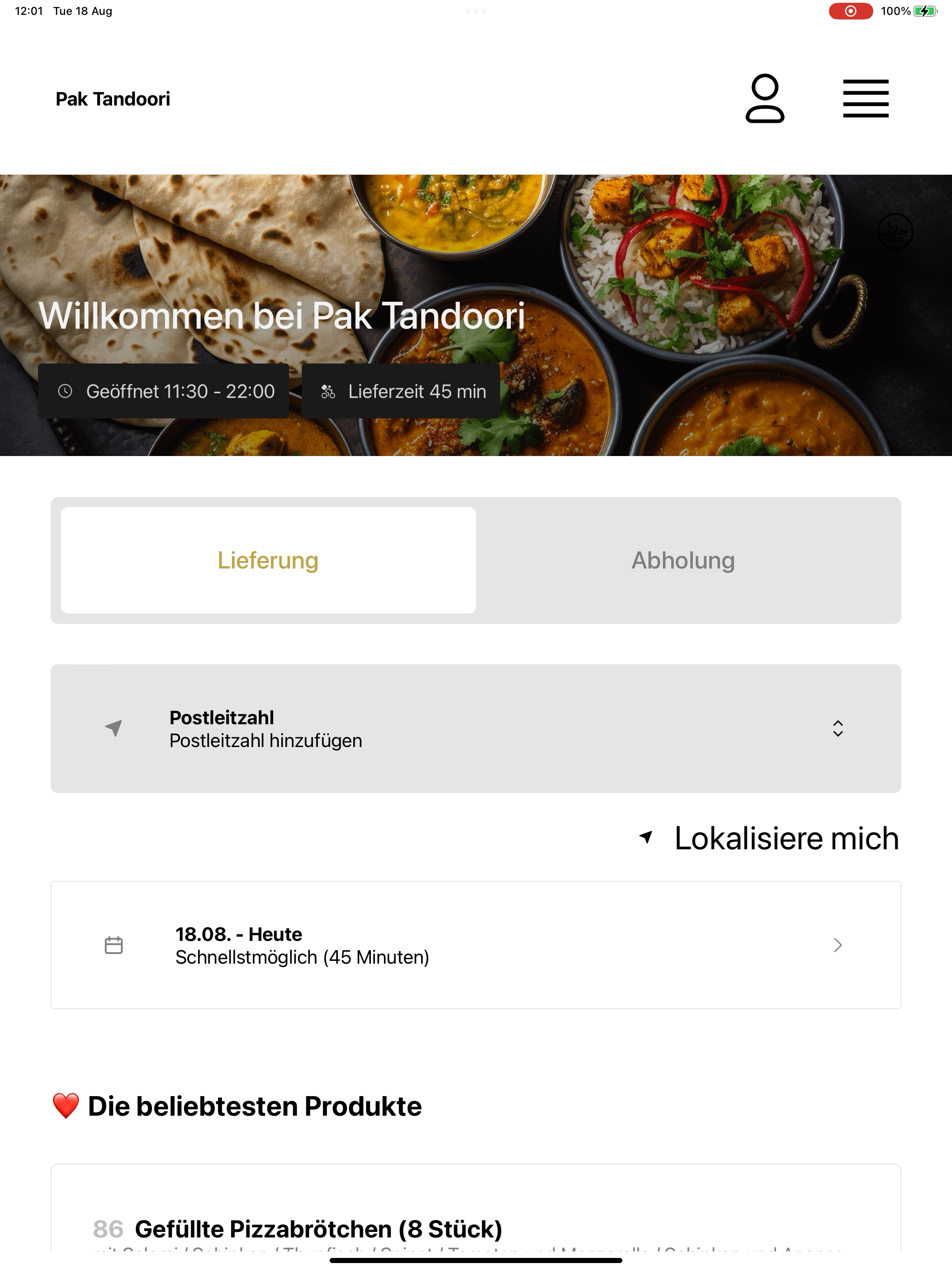 Pak Tandoori screenshot 9