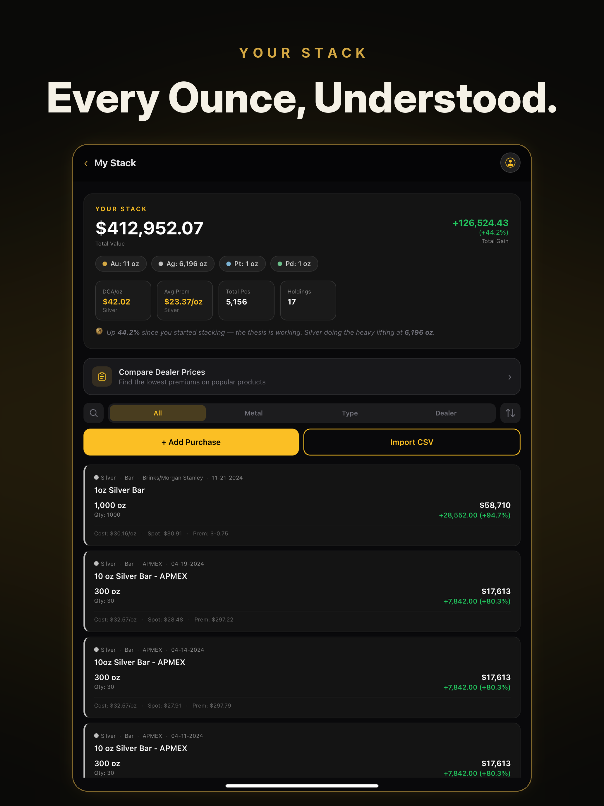 TroyStack: Gold & Silver AI screenshot 10