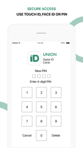 Union ID: Member ID Card screenshot