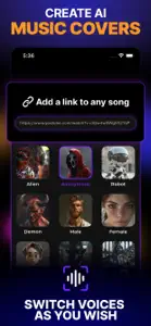 Wox AI Celebrity Voice Changer screenshot #2 for iPhone