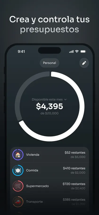 Screenshot 3 di 6 di Quanto: Budget Expense Tracker