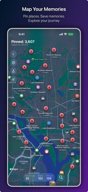 WorldMark: Map Your Memories screenshot 1