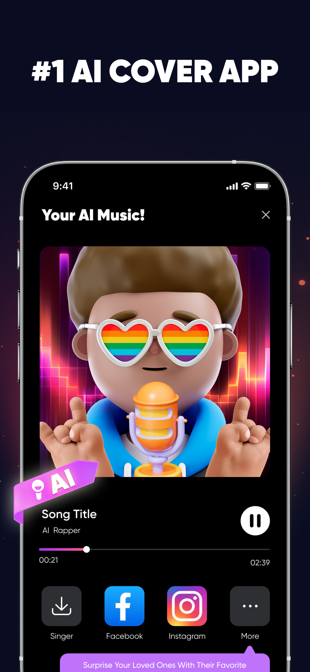 VocalMe Music: AI Cover Songs