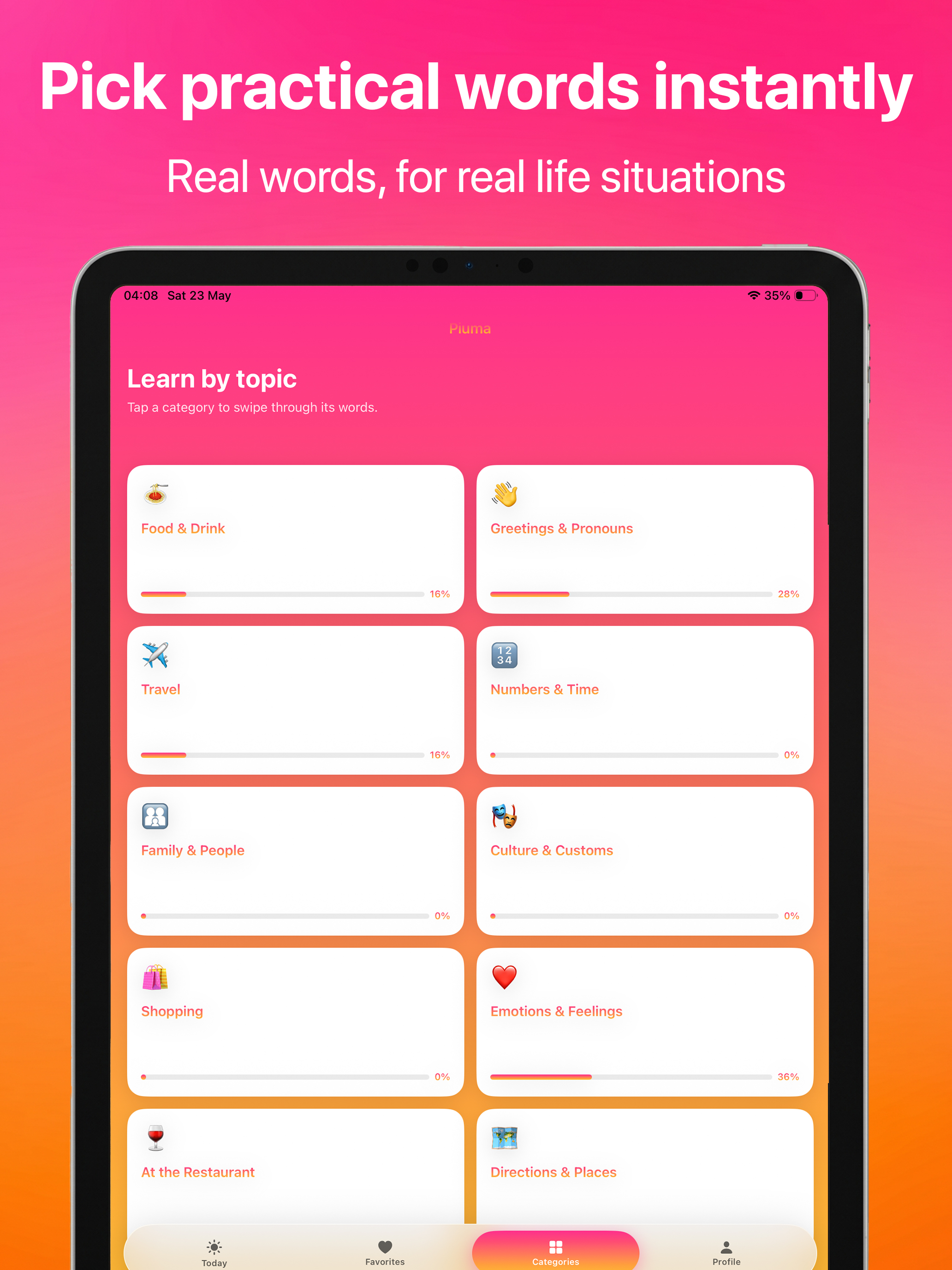 Piuma: Learn Languages Easily screenshot 12