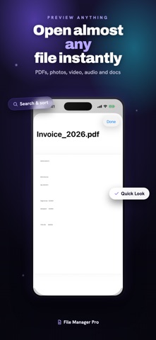 File Manager Pro: Files, Vault Screenshot 2 of 5