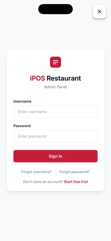 iPOS Edge Client screenshot