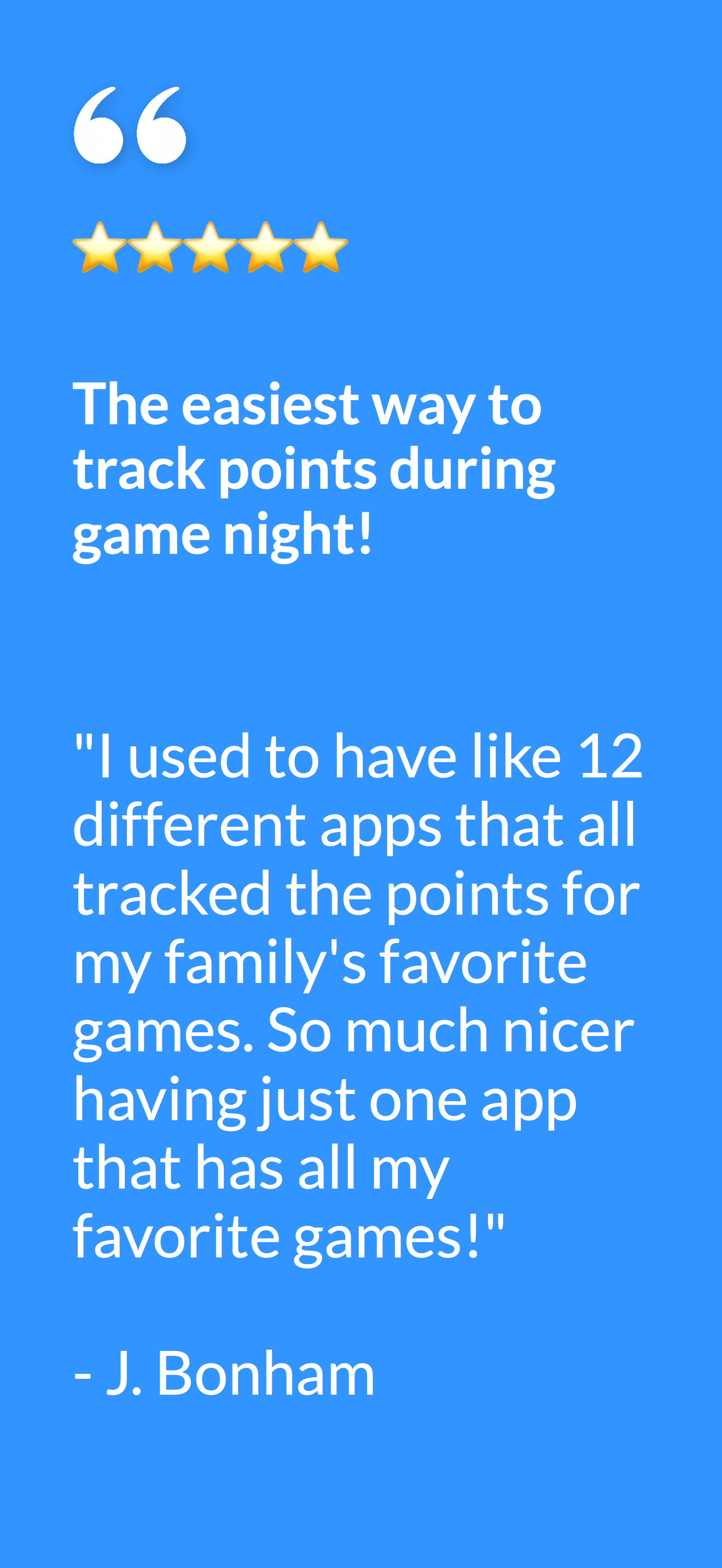 Score Keeper: Game Night