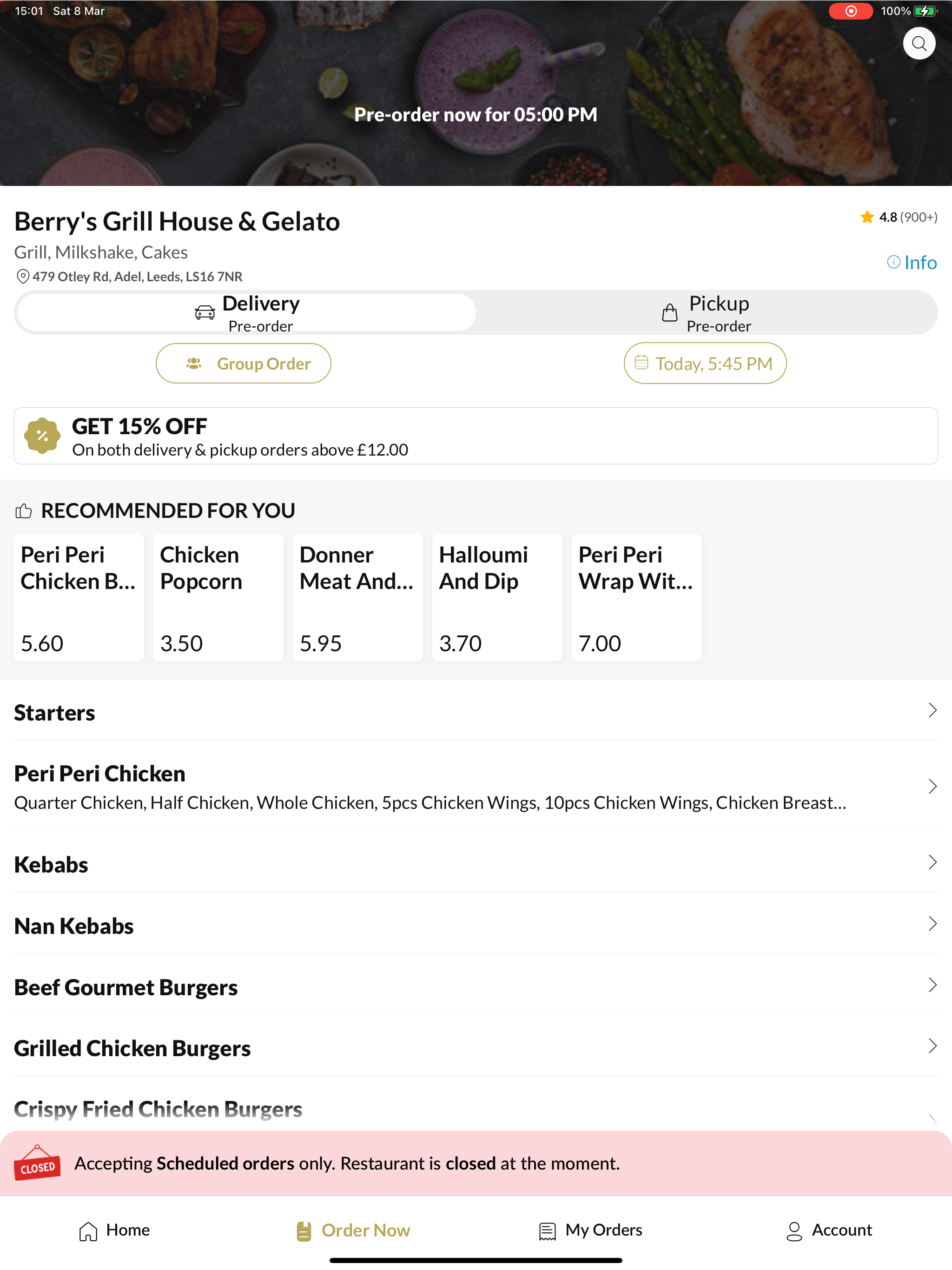 Berry's Grill House & Gelato