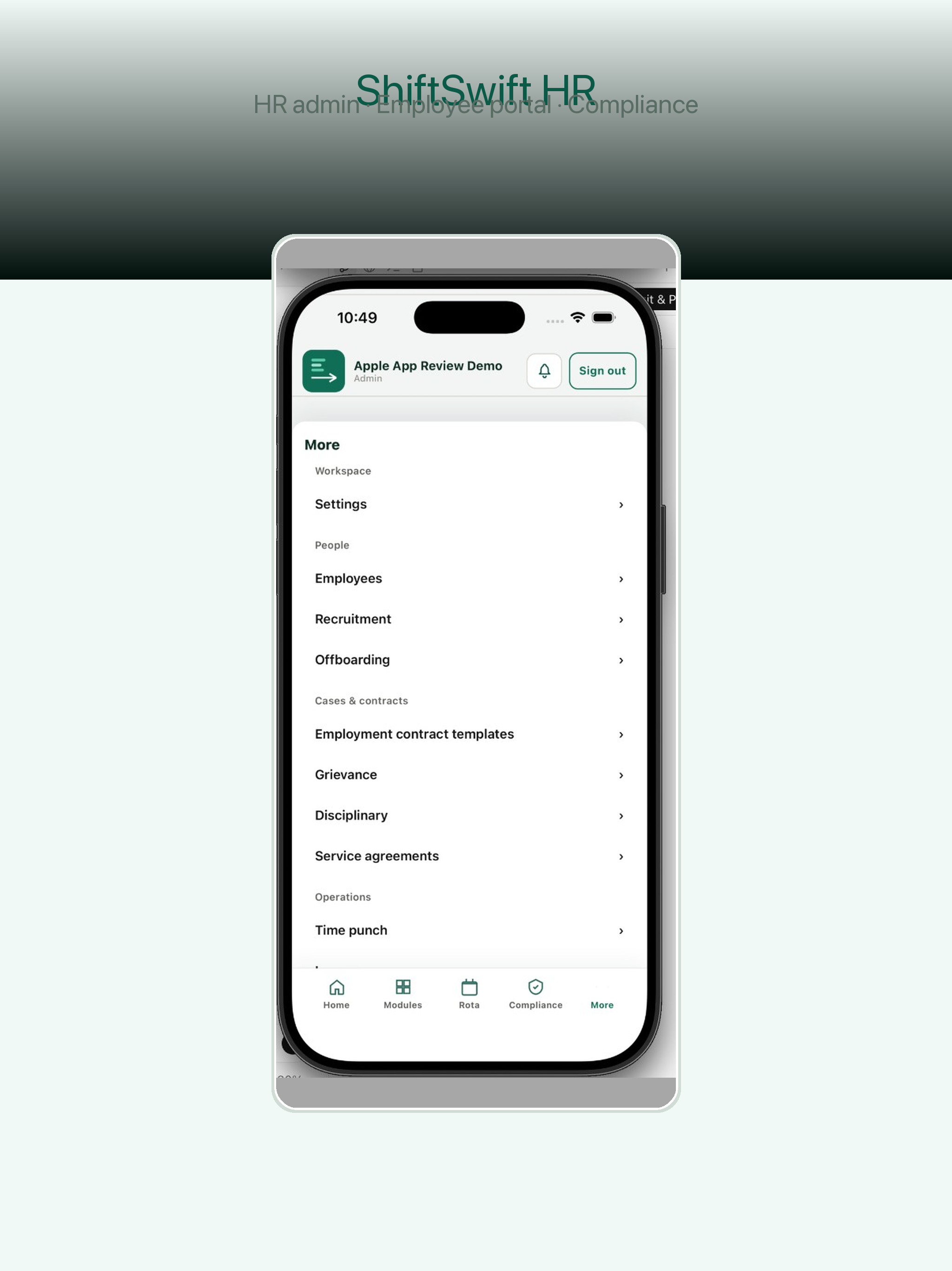 ShiftSwift HR screenshot 6