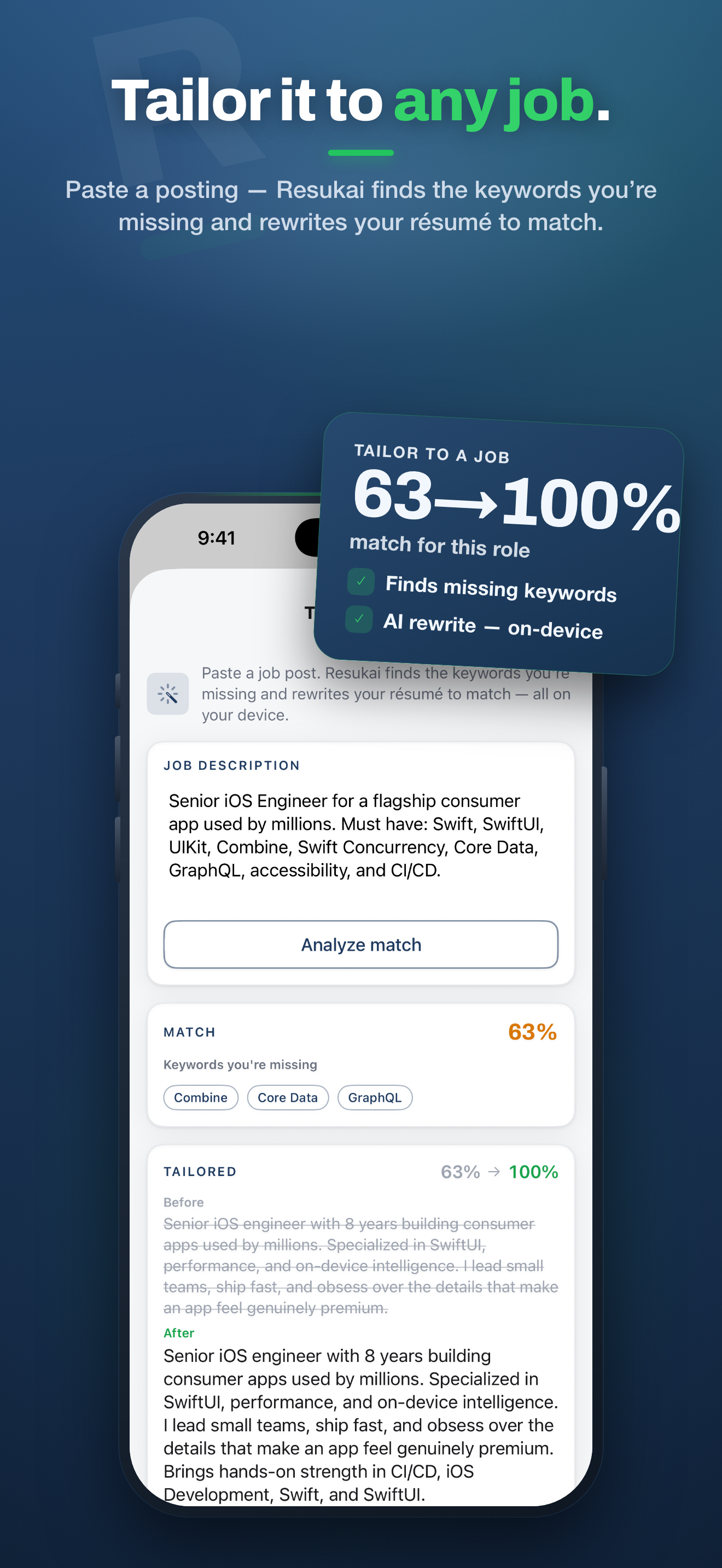 Resukai: Resume Builder screenshot 4