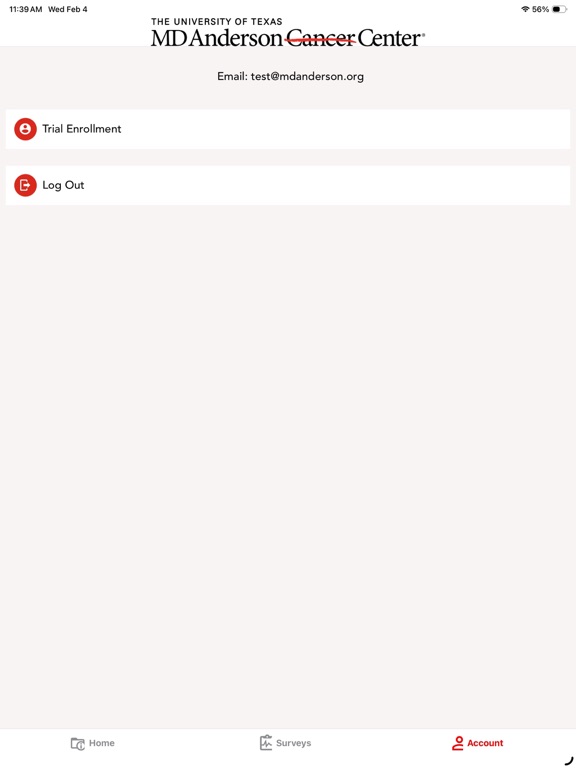 GU Patient Surveys iPad screenshot
