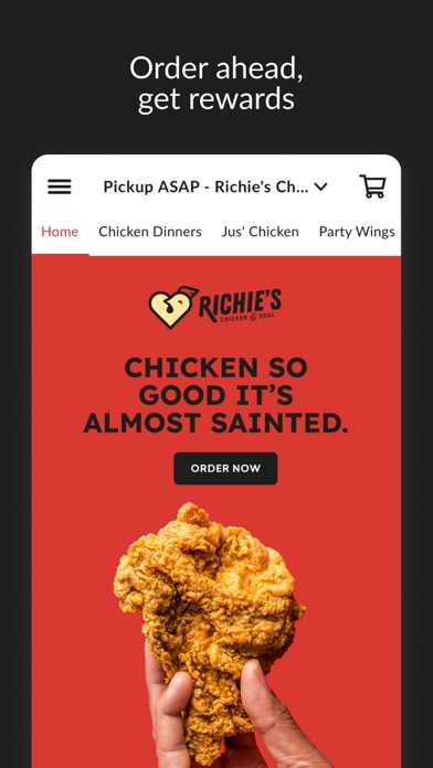 Richie's Chicken & Soul iPhone screenshot 1 - Food & Drink app