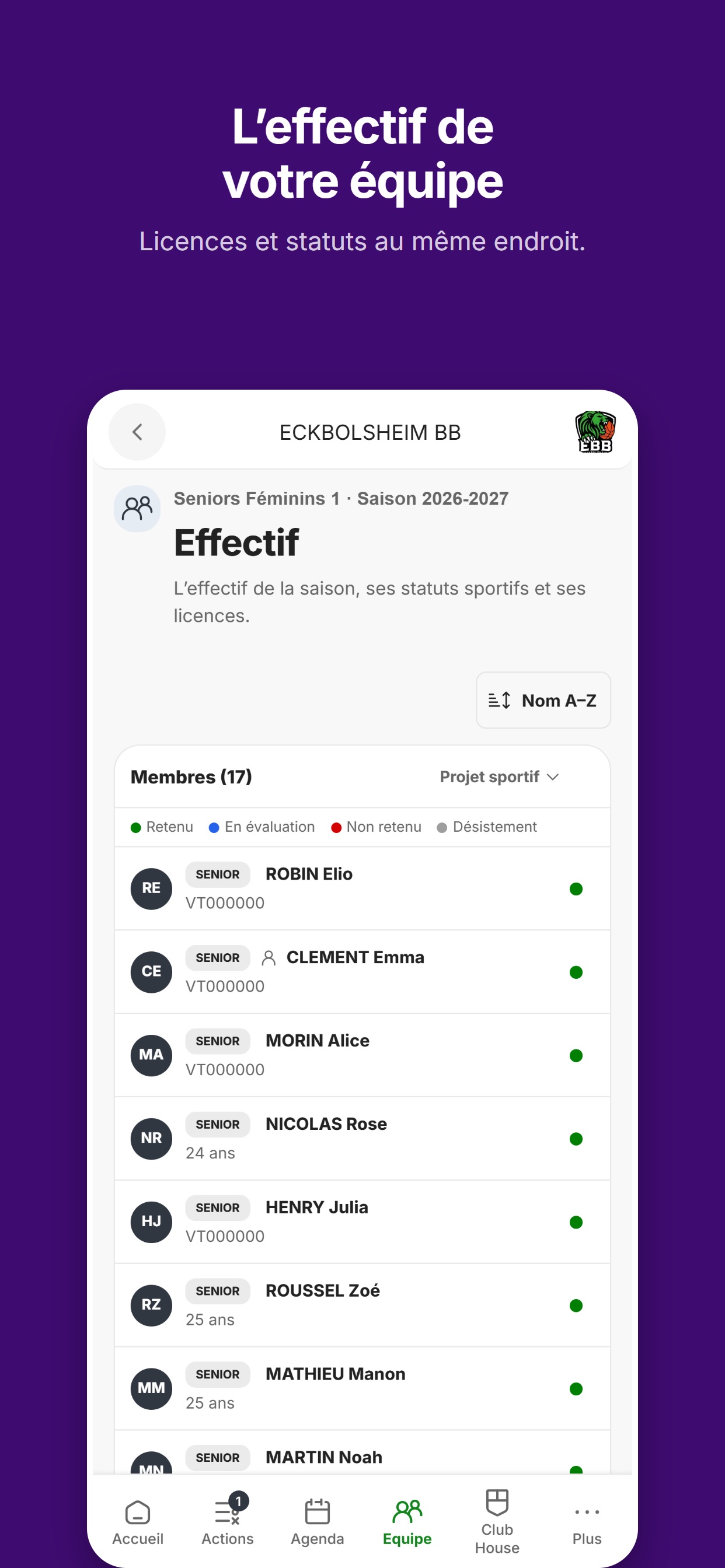 Screenshot 10 of MonClubBasket