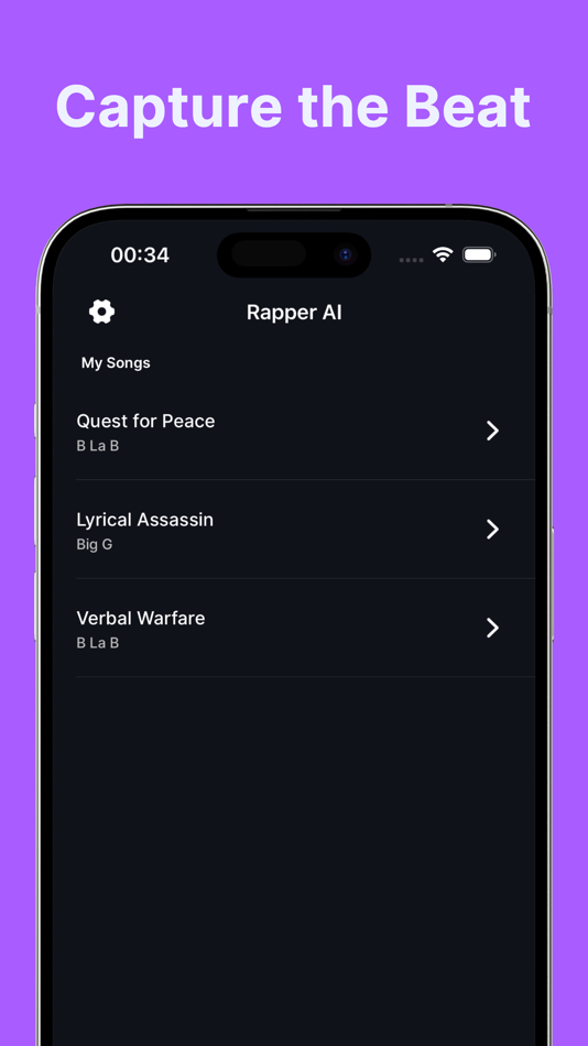 #3. AI Rap Song Generator: Rappie (iOS) By: Mert Cetin