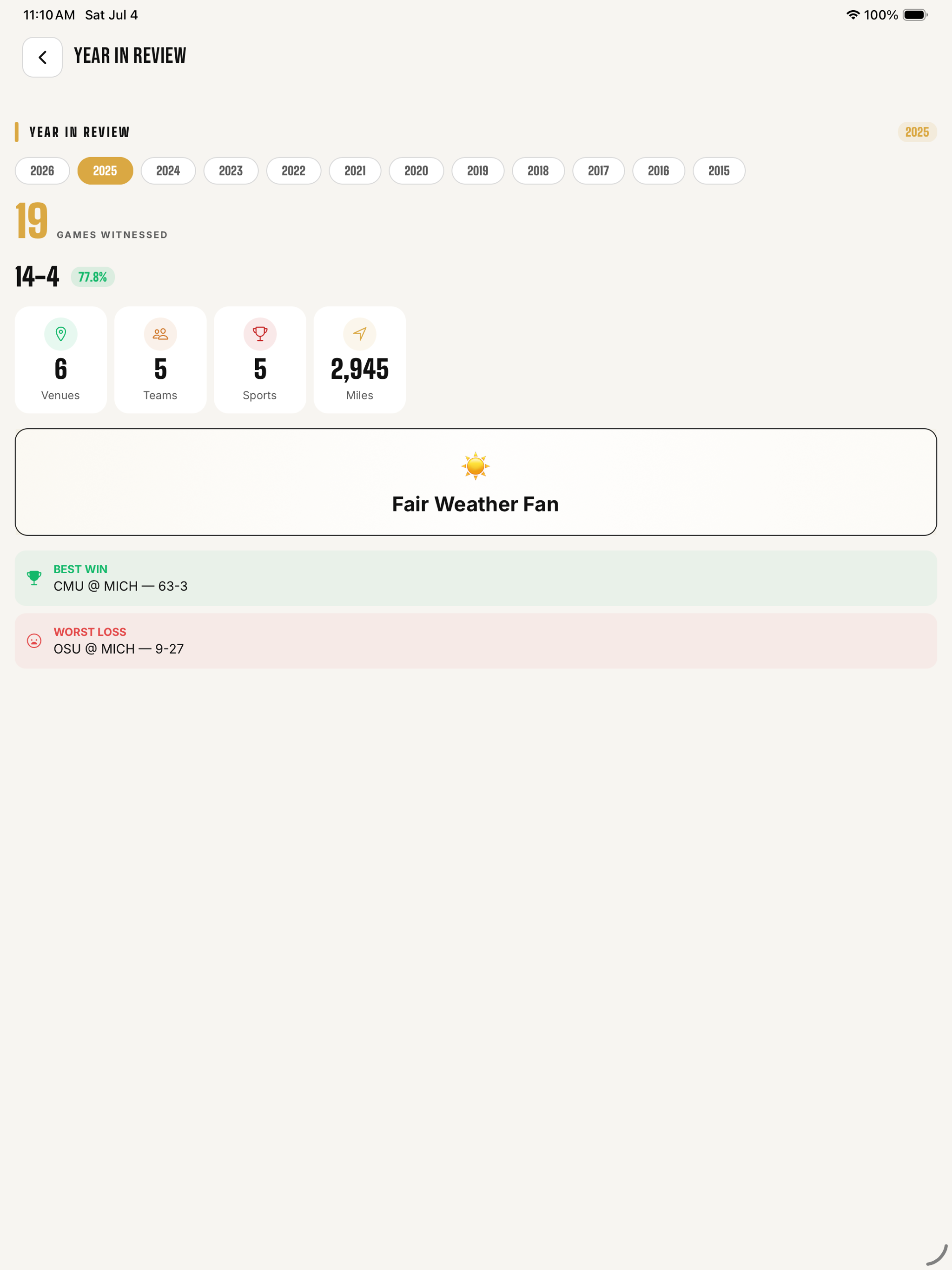 Witnessed: Live Sports Tracker screenshot 11